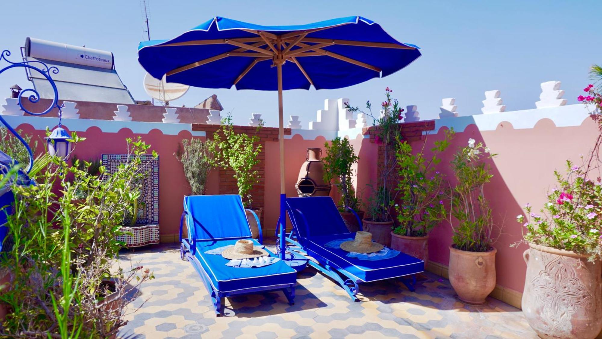 Riad Bleu Du Sud Marrakesh Luaran gambar